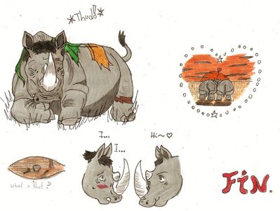 Rhinoceros Transformation 4/4
Commission done by [url=http://luckery.deviantart.com/]Wolfaro[/url]
Keywords: Wolfaro;Rhino TF
