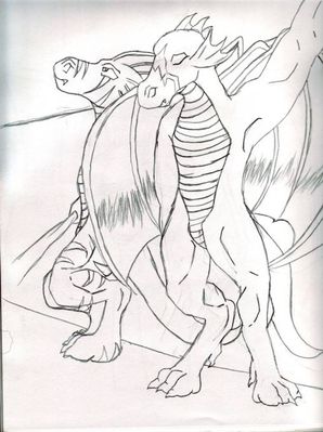 Dragoniade (Anthro) Transformation 2/2
Requests done by [url=http://grandstorm.deviantart.com/]GrandStorm[/url]
Keywords: GrandStorm;Dragoniade Anthro;Dragon TF