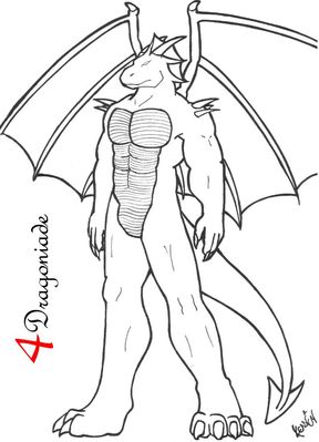 Dragoniade (Anthro)
Gift done by Kenai-Fox
Keywords: Kenai;Dragoniade Anthro