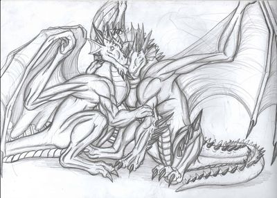 Dragoniade and Targon (Dragon) - Twist and Licks
Gift done by [url=http://http://targonreddragon.deviantart.com/]Kevin Dragon[/url]
Keywords: KevinDragon;Dragoniade Dragon