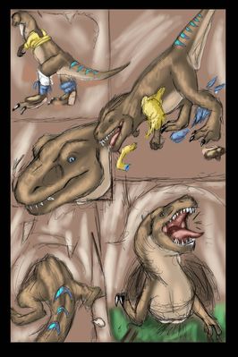 Tyranosaurus-Rex Transformation 2/2
Commission done by [url=http://lucern7.deviantart.com/]Lucern[/url]
Keywords: Lucern;T-Rex TF