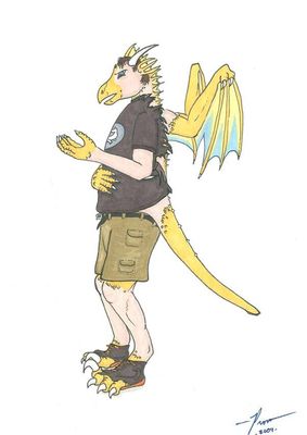Dragoniade (Anthro) Transformation 2/3
Side commission done by Provolvere
Keywords: Provolvere;Dragoniade Anthro;Dragon TF