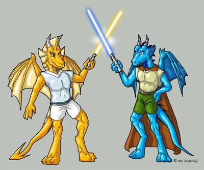 Dragoniade & DragonFan (Anthro)
Gift done by [url=http://suzidragonlady.deviantart.com/]Suzidragon[/url] from DragonFan
Keywords: Suzidragon;Dragoniade Anthro