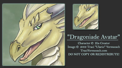 Dragoniade (Anthro) Icon
Commission done by [url=http://ulario.deviantart.com/]Ulario[/url]
Keywords: Ulario;Dragoniade Anthro