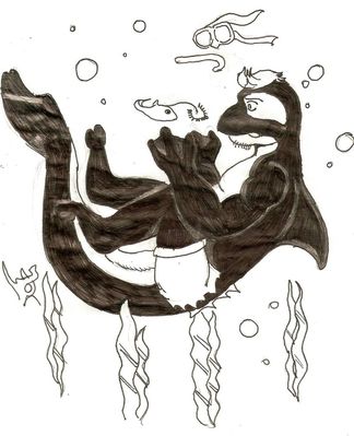 Orca Transformation
Gift done by [url=http://luckery.deviantart.com/]Wolfaro[/url]
Keywords: Wolfaro;Orca TF;Dragoniade Orca
